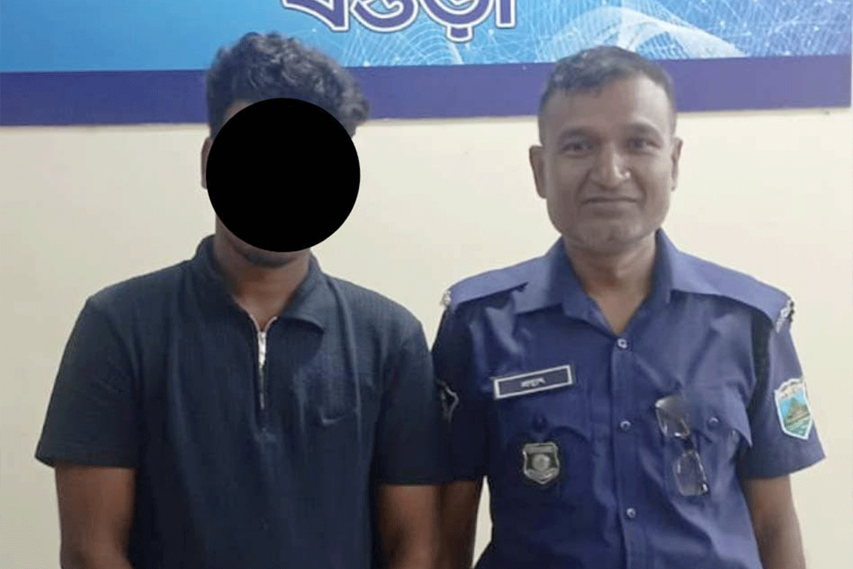 বগুড়ায় মাদরাসাছাত্রকে বলাৎকারের অভিযোগে যুবক আটক