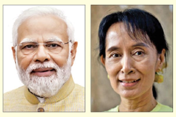 সু চির মুক্তি চাইলেন মোদি