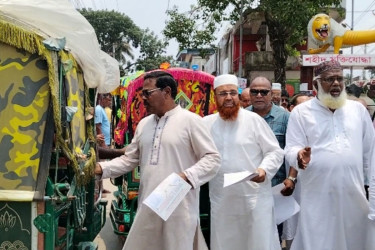 কুড়িগ্রামে বিএনপির লিফলেট বিতরণ কর্মসূচি