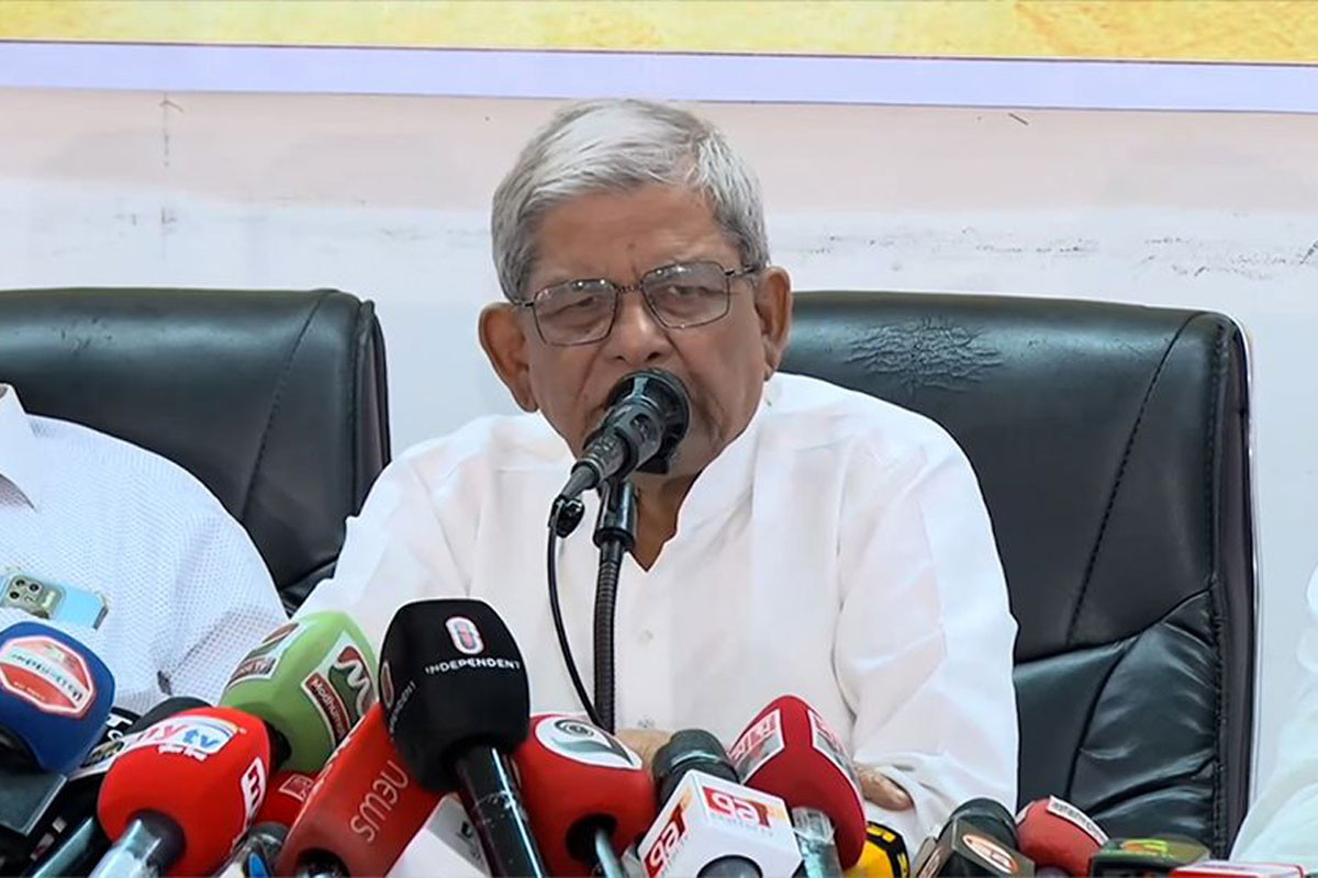 গণতন্ত্রকে ধ্বংস করার চক্রান্ত চলছে: মির্জা ফখরুল