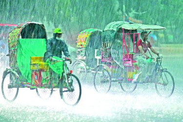 গরমের পর স্বস্তির বৃষ্টি