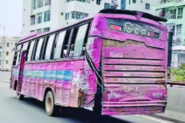 ভাইরাল সেই বাসের লাইসেন্স বাতিল