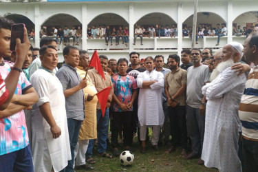 পড়াশোনার পাশাপাশি খেলাধুলার সুযোগ করে দিয়েছে বিএনপি সরকার : খোকন তালুকদার