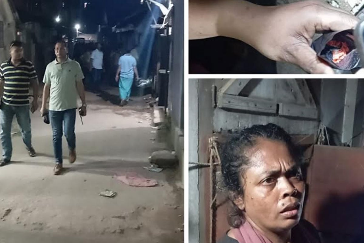 সিসি ক্যামেরার আড়ালে চলত মাদক ব্যবসা, নারী গ্রেপ্তার