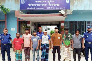 চিরিরবন্দরে সাত মাদকসেবীর বিভিন্ন মেয়াদে কারাদণ্ড