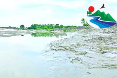 শোলমারি নদী শুকিয়ে নালা