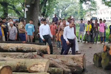 গাইবান্ধায় অবৈধ স্থাপনা উচ্ছেদ