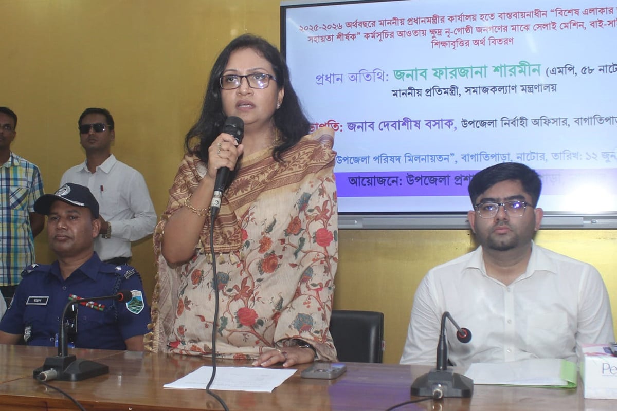 সাধারণ মানুষের জীবনমান উন্নয়নে কাজ করছে সরকার : সমাজকল্যাণ প্রতিমন্ত্রী