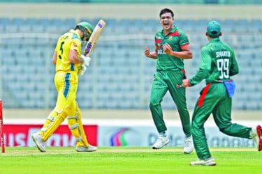 ‘ধানখেত নয়, ভালো উইকেটে খেলতেছি’