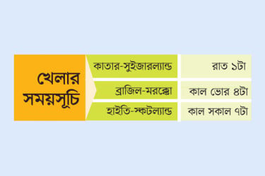 খেলার সময়সূচি