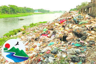 দখল দূষণে তিতাস  নদ এখন খাল