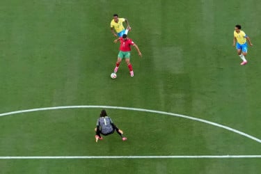 ব্রাজিলের জালে মরক্কোর গোল