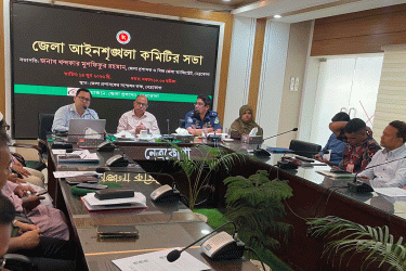 আইনশৃঙ্খলা কমিটির সভায় মাদকের ভয়াবহতা নিয়ে উদ্বেগ