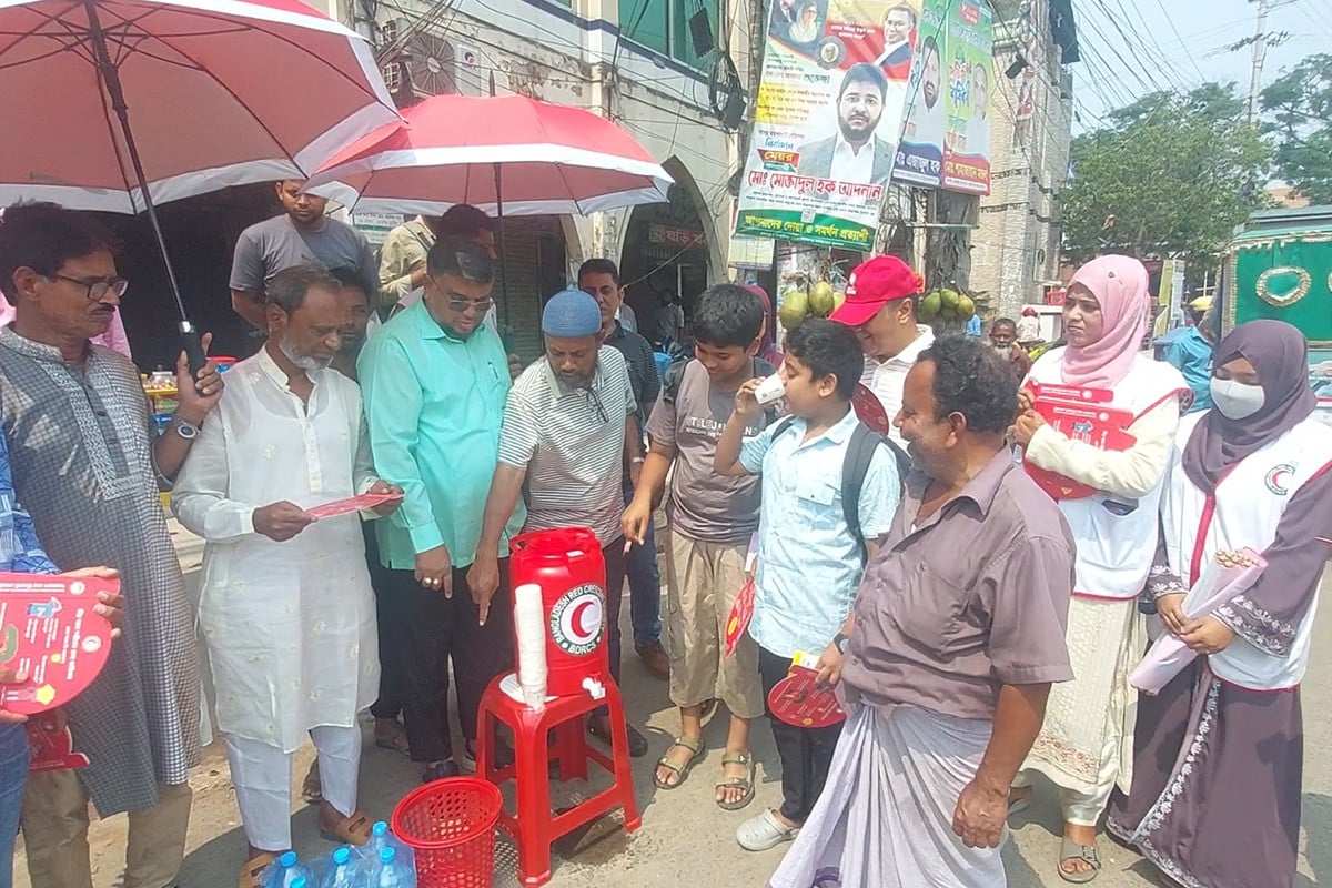জয়পুরহাটে রেড ক্রিসেন্টের পূর্বাভাসভিত্তিক কার্যক্রম ‘হিটওয়েভ এন্টিসিপেশন অ্যাকশন’ উদ্বোধন