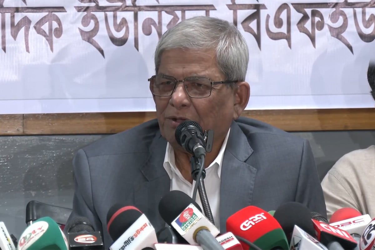 আওয়ামী লীগ ও গণতন্ত্র কখনো একসঙ্গে যায়নি : মির্জা ফখরুল