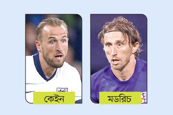 ইংল্যান্ড-ক্রোয়েশিয়া হেভিওয়েট ম্যাচ আজ