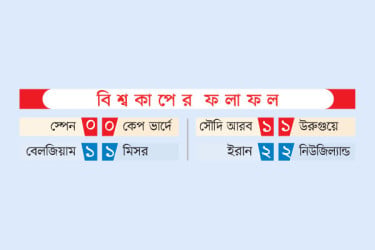 বিশ্বকাপের ফলাফল