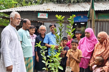গাইবান্ধায় পরিবেশ দিবস উপলক্ষে বৃক্ষরোপণ