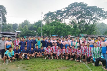 খাগড়াছড়িতে ত্রিপুরা ফুটবল টুর্নামেন্ট শুরু, অংশ নিচ্ছে ২৮ দল