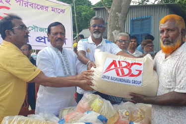 নদীভাঙন কবলিত লোকজন অনাহারে থাকবে না: জিন্নাহ কবির এমপি