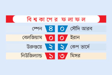 বিশ্বকাপের ফলাফল