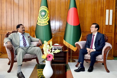 স্পিকারের সঙ্গে দক্ষিণ কোরিয়ার রাষ্ট্রদূতের সাক্ষাৎ