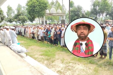 কৃষক কার্ড গ্রহণ করা আলোচিত সেই কৃষকের দাফন সম্পন্ন