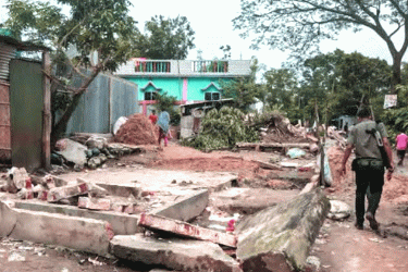 নাসিরনগরে অবৈধ স্থাপনা উচ্ছেদে অভিযান