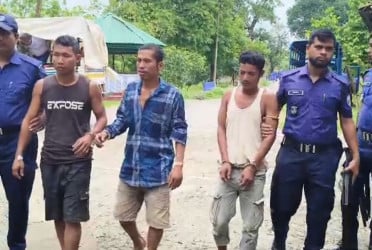 খাগড়াছড়িতে অস্ত্র-গুলিসহ ৩ ইউপিডিএফ সদস্য আটক