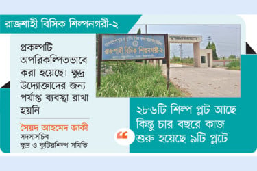 শিল্পনগরীতে শিল্পের দেখা নেই