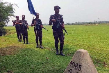 হবিগঞ্জ সীমান্তে বিএসএফের পুশইনের চেষ্টা, প্রতিহত করল বিজিবি