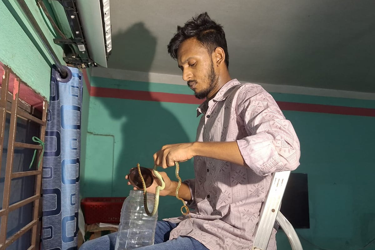 বসতবাড়ির এসিতে চার কালনাগিনী