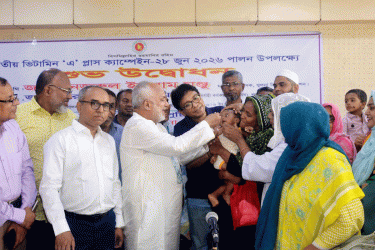 খুলনায় জাতীয় ভিটামিন ‘এ’ প্লাস ক্যাম্পেইনের উদ্বোধন