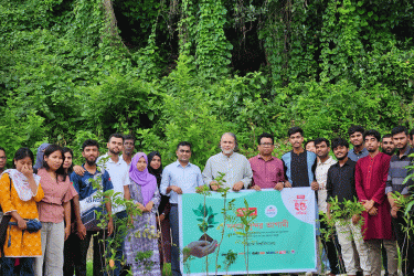 চবিতে বসুন্ধরা টিস্যু ও শুভসংঘের বৃক্ষরোপণ কর্মসূচি