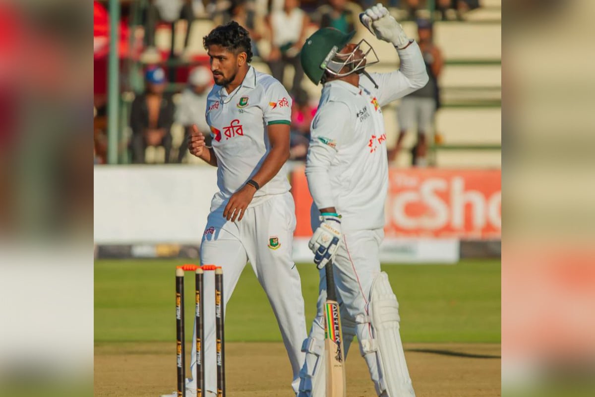 বড় লিডের পথে জিম্বাবুয়ে, চাপে বাংলাদেশ