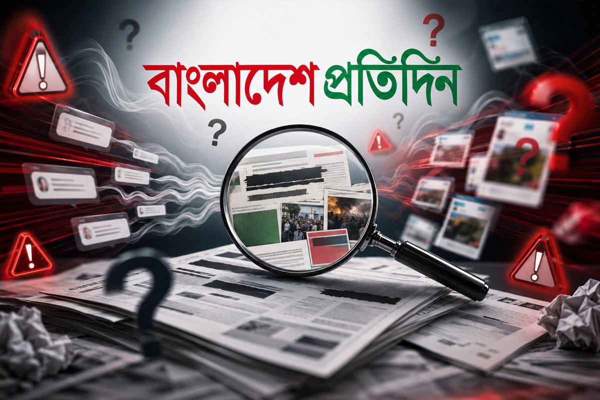 বাংলাদেশ প্রতিদিনের নামে ভুয়া ও বিভ্রান্তিকর ফটোকার্ড, সতর্ক থাকার অনুরোধ