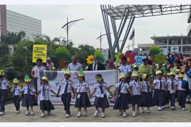 বসুন্ধরা পাবলিক স্কুল অ্যান্ড কলেজে বৃক্ষরোপণ কর্মসূচি