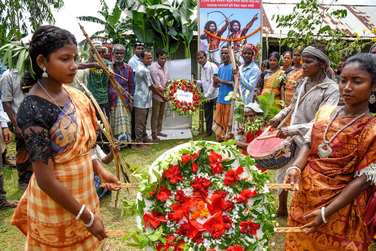 সাঁওতাল বিদ্রোহ দিবসে অধিকার প্রতিষ্ঠার দাবি