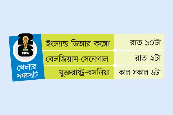 খেলার সময়সূচি