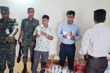 চাঁদপুরে লাইসেন্স ছাড়াই গবাদিপশুর ভিটামিন প্রস্তুত, জরিমানা