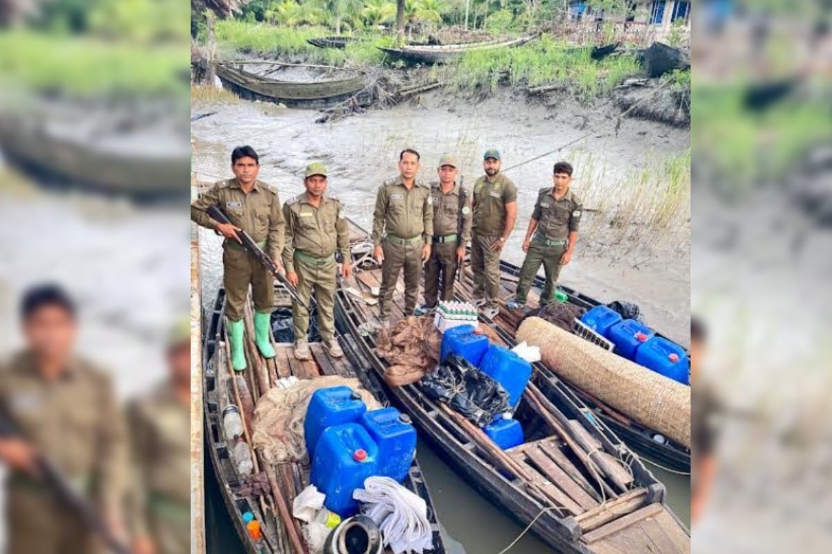 সুন্দরবনে বিষ দিয়ে মাছ শিকারের চেষ্টা: ৩ নৌকা জব্দ
