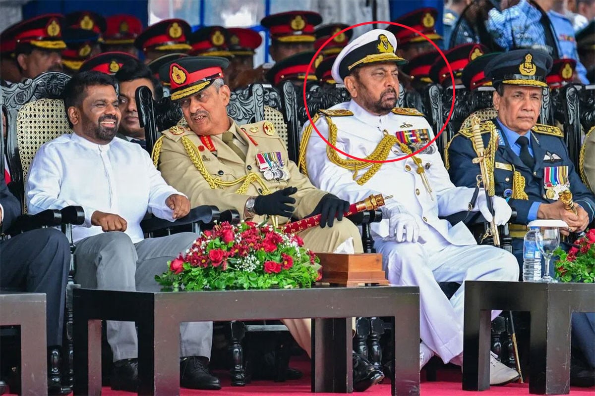 দুর্নীতির অভিযোগে শ্রীলঙ্কার সাবেক নৌবাহিনী প্রধান গ্রেফতার