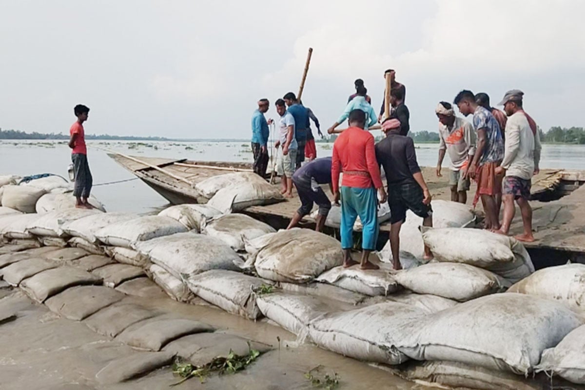 কুড়িগ্রামে নদ-নদীর পানি বাড়ছে