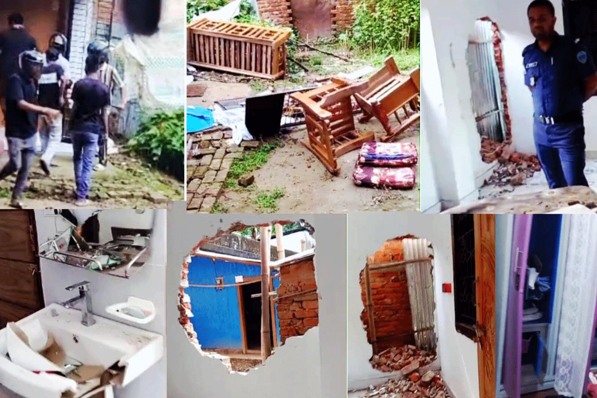 প্রবাসীর বাড়িতে হামলা, ভাঙচুর-লুটপাট; ৯৯৯-এ ফোনে উদ্ধার দুই নারী