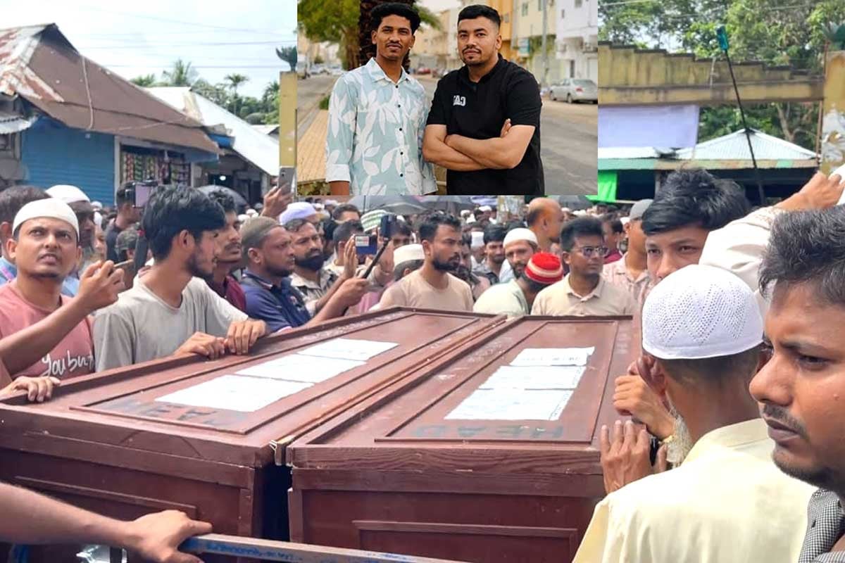 সৌদিতে সড়ক দুর্ঘটনায় নিহত দুই সহোদরকে পাশাপাশি দাফন