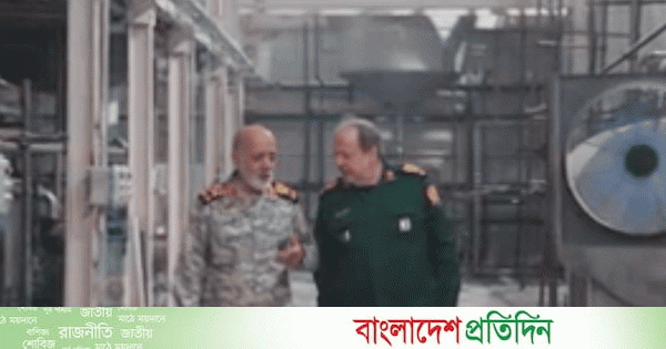 মাটির নিচের গোপন ক্ষেপণাস্ত্র উৎপাদন কেন্দ্র পরিদর্শন করলেন ইরানের শীর্ষ জেনারেল - bd