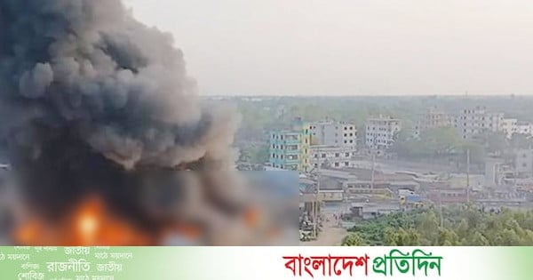 গাজীপুরে ঝুটের গুদামে আগুন, নিয়ন্ত্রণে ৫ ইউনিট - bd