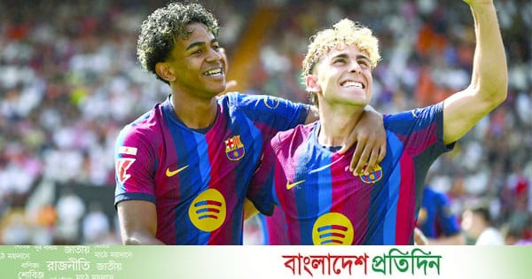 ভ্যালেন্সিয়াকে হারিয়ে শীর্ষে বার্সেলোনা
