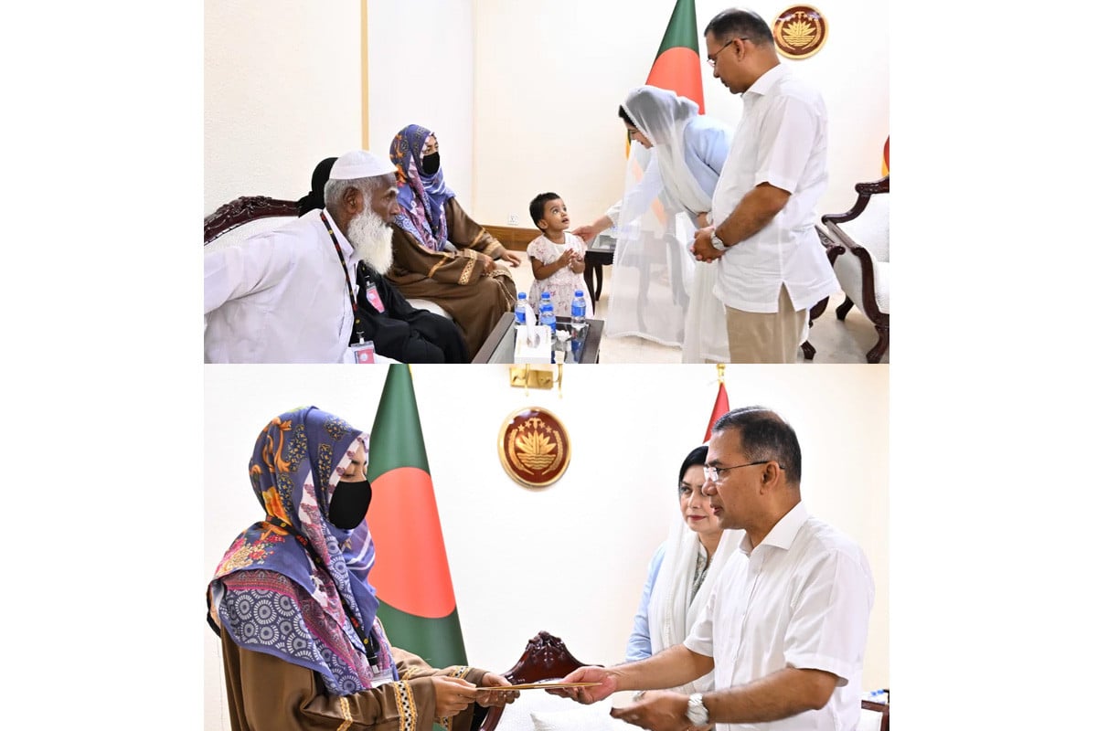 শহীদ দুই সেনা সদস্যের পরিবারকে প্রধানমন্ত্রীর আর্থিক সহায়তা