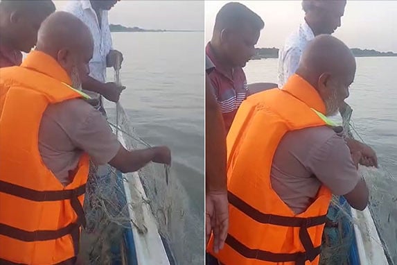চাঁদপুরে মা ইলিশ রক্ষায় অভিযানে ১০ জেলে আটক